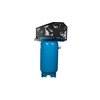 Abac IRONMAN 7.5 HP 230 Volt Single Phase Two Stage Cast Iron 80 Gallon Vertical Air Compressor ABC7-2180V2